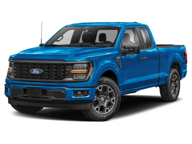 2025 Ford F-150 STX in Atlas Blue Metallic exterior color