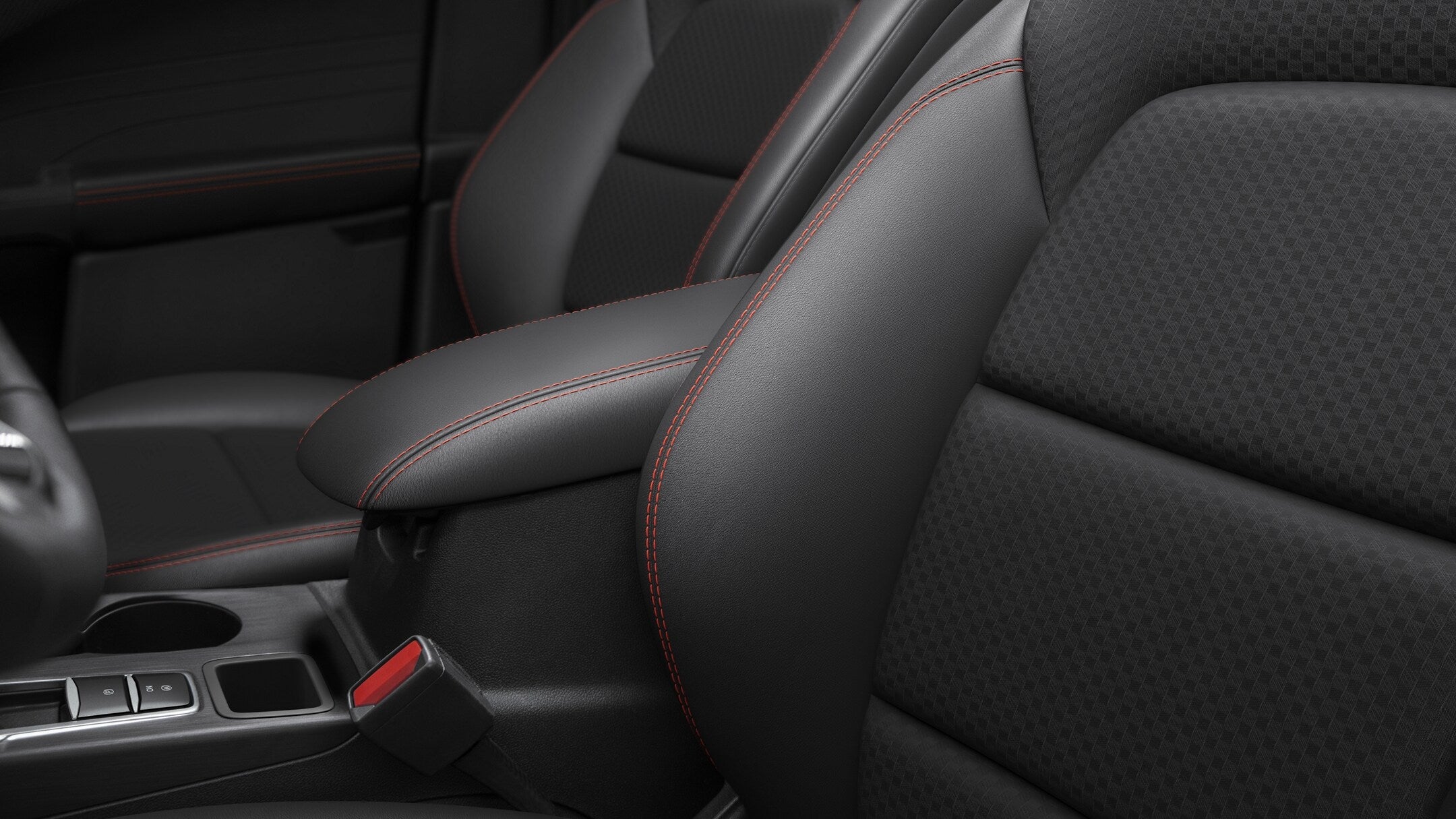 front bucket seats of an suv